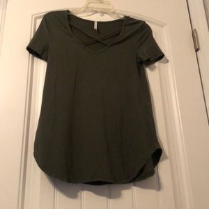 Olive Green Blouse